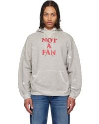 R13 - 'Not A Fan' Oversized Hoodie - Lyst