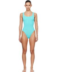 Hunza G - Coverage Square Neck Swimsuit - Lyst