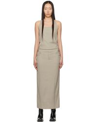lesugiatelier - Halter Maxi Dress - Lyst