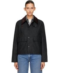 Barbour - Spey Slim Waxed Jacket - Lyst