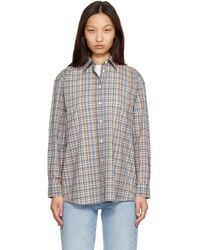 TOTEME - Classic Check Shirt - Lyst