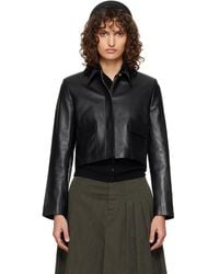 Nour Hammour - Bleeker Fitted Leather Jacket - Lyst