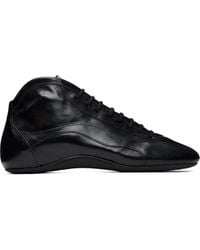 Dries Van Noten - Leather Ballerina Sneakers - Lyst