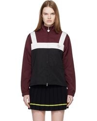 CASABLANCA - Burgundy Monogram Windbreaker Jacket - Lyst