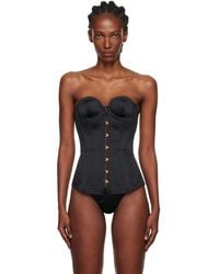 Agent Provocateur - Mercy Satin Corset - Lyst