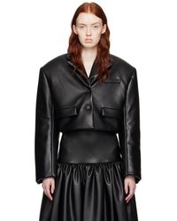 Yume Yume - Cropped Arthur Faux-leather Jacket - Lyst