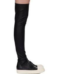 Rick Owens - Hollywood Knee High Stocking Sneaks Tall Boots - Lyst