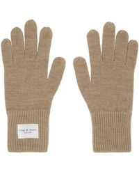 Rag & Bone - Beige Addison Gloves - Lyst