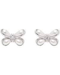 ShuShu/Tong - Yvmin Edition Large Pearl Butterfly Flower Earrings - Lyst