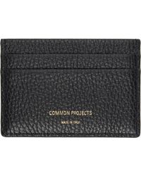 Common Projects - Porte-Carte Noir À Fentes - Lyst