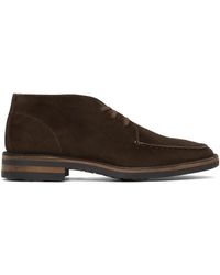 Drake's Suede Crosby Desert Boots - Brown