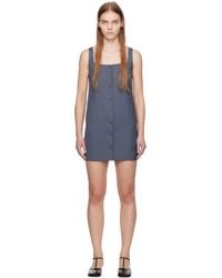 Loulou de Saison - Gray Idon Minidress - Lyst