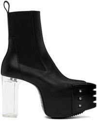 Rick Owens - Grilled Platforms 45 Chelsea Boots - Lyst