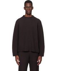 Homme Plissé Issey Miyake - Rustic Knit Sweater - Lyst