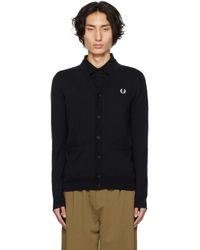 Fred Perry - Embroidered Cardigan - Lyst