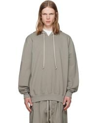 Rick Owens - Taupe Tower Heavy Jersey Hoodie - Lyst