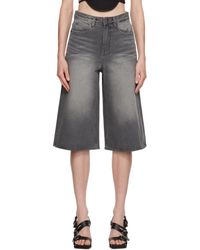 Low Classic - Washed Denim Shorts - Lyst