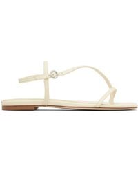 Aeyde - Off- Ella Square-Toe Sandals - Lyst