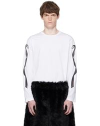 Simone Rocha - Ribbon Bow Tail Long Sleeve T-Shirt - Lyst