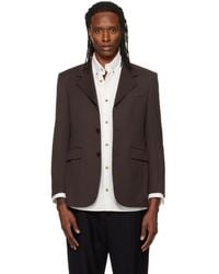 Tonywack - Wool-Blend Tailored Blazer - Lyst