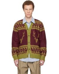 South2 West8 - Mohair V-Neck Cardigan - Lyst