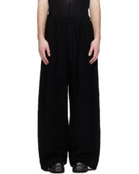 Julius - Pantalon Ample Dk Noir - Lyst
