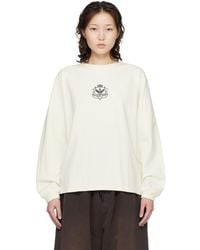 Rhude - Off- Grand Cru Crest Ls T-Shirt - Lyst