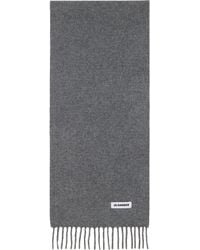 Jil Sander - Slim Wool Scarf - Lyst