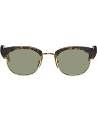 Thom Browne - Acetate & Titanium Oval Sunglasses - Lyst