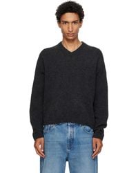 Lady White Co. - Wool V-Neck Sweater - Lyst