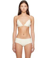 The Row - Off-white Fotini Bikini Top - Lyst