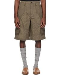 ANDERSSON BELL - Khaki Carpenter Cargo Shorts - Lyst