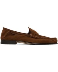 Tom Ford - Suede Twisted Band Ripley Loafers - Lyst