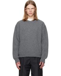 Jil Sander - Wool Crew-Neck Sweater - Lyst