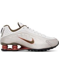 Nike - Taupe & Shox R4 Sneakers - Lyst