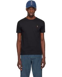 Polo Ralph Lauren - T-shirt noir à coupe classique - Lyst