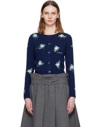 ShuShu/Tong - Threadwork Knit Cardigan - Lyst