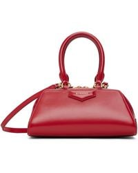 Givenchy - レッド ミニ Antigona East-West バッグ - Lyst