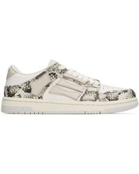Amiri - Off- Snake Skel-Top Low Sneakers - Lyst