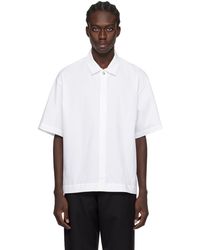 Jacquemus - Chemise 'la chemise manches courtes' blanche - les classiques - Lyst