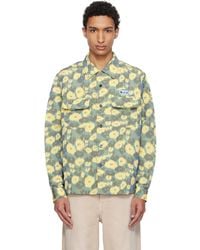 Marni - Linen Blend Blurry Floral Print Shirt - Lyst
