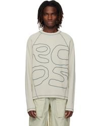 RCOS - Stack Logo Waffleknit Longsleeve T-Shirt - Lyst