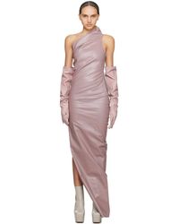 Rick Owens - Pink Athena Denim Maxi Dress - Lyst