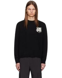 Maison Kitsuné - フォックスヘッド インターシャ セーター - Lyst