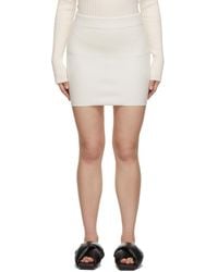GAUGE81 - Off- Ribbed Mini Skirt - Lyst