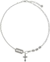 Stolen Girlfriends Club - Razor Cross Necklace - Lyst