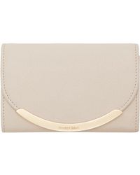 See By Chloé - Beige Lizzie Compact Wallet - Lyst