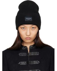 Rag & Bone - Blake Rib-Knit Beanie - Lyst