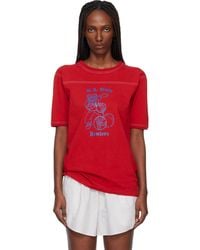 Maison Margiela - Cotton Varsity T-Shirt - Lyst