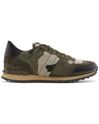 Valentino Baskets vertes Rockrunner Garavani